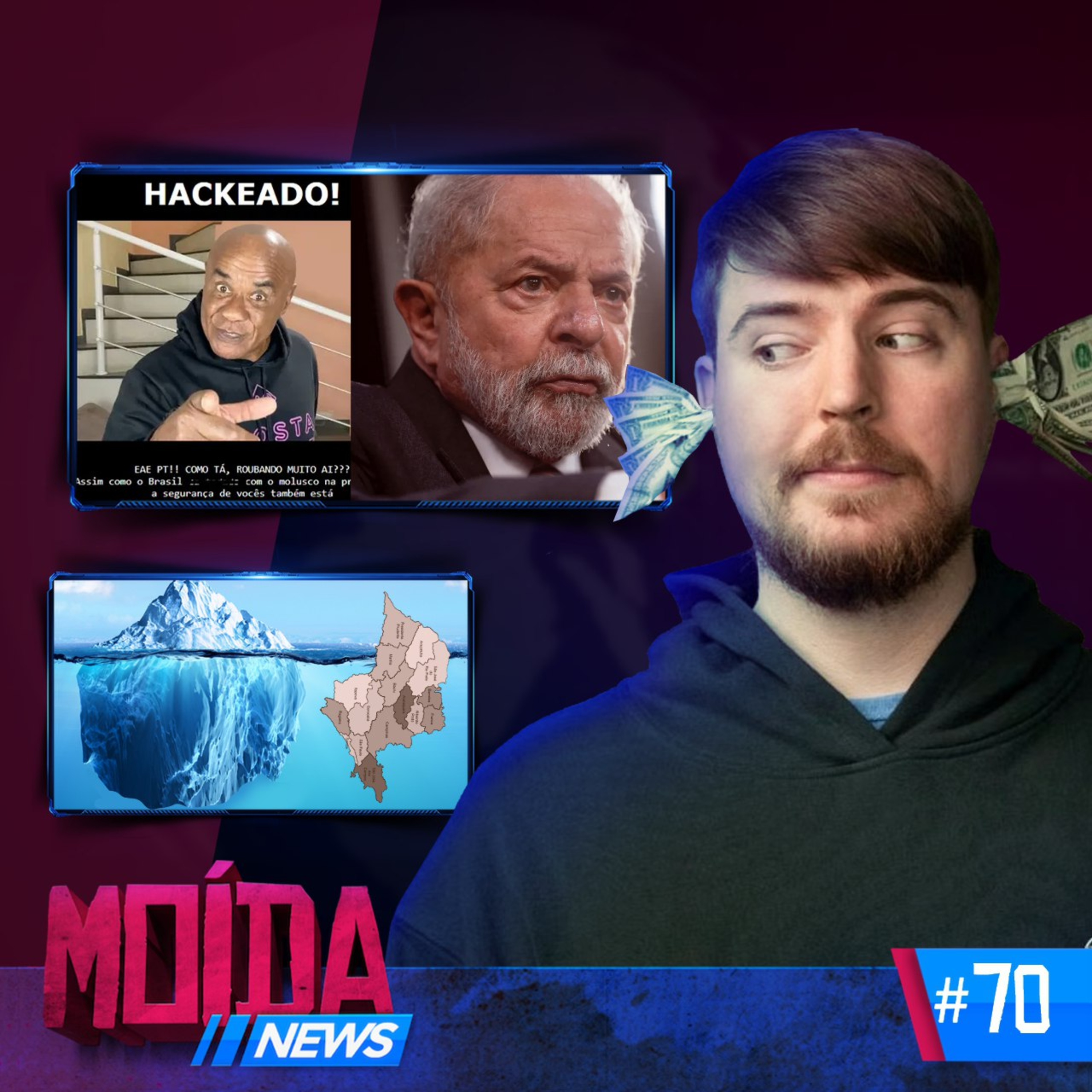 MoídaNews #70 › MRBEAST PAGA CIRURGIA PARA CEGOS/SITE DO PT É HACKEADO