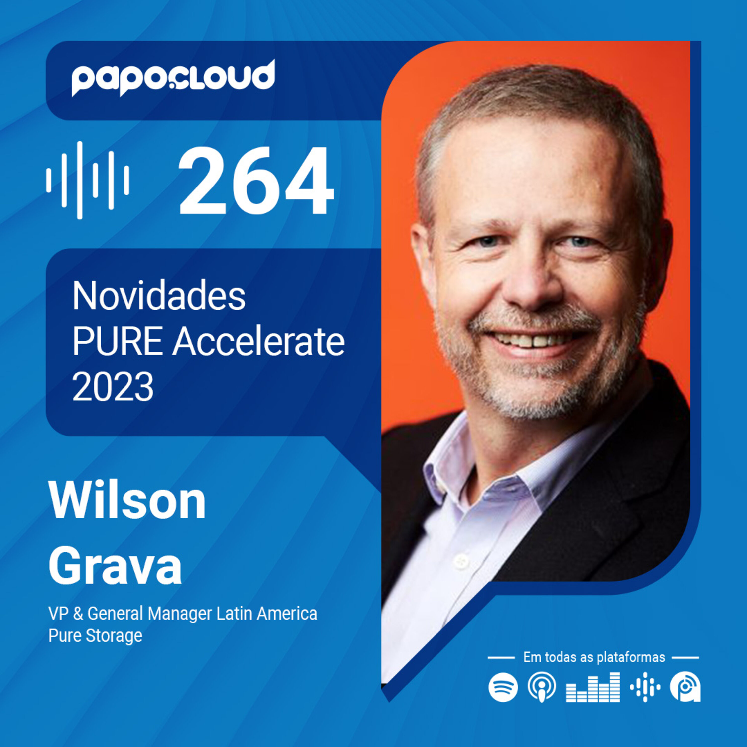 Papo Cloud 264 - Novidades PURE Accelerate 2023 - Wilson Grava - Pure Storage