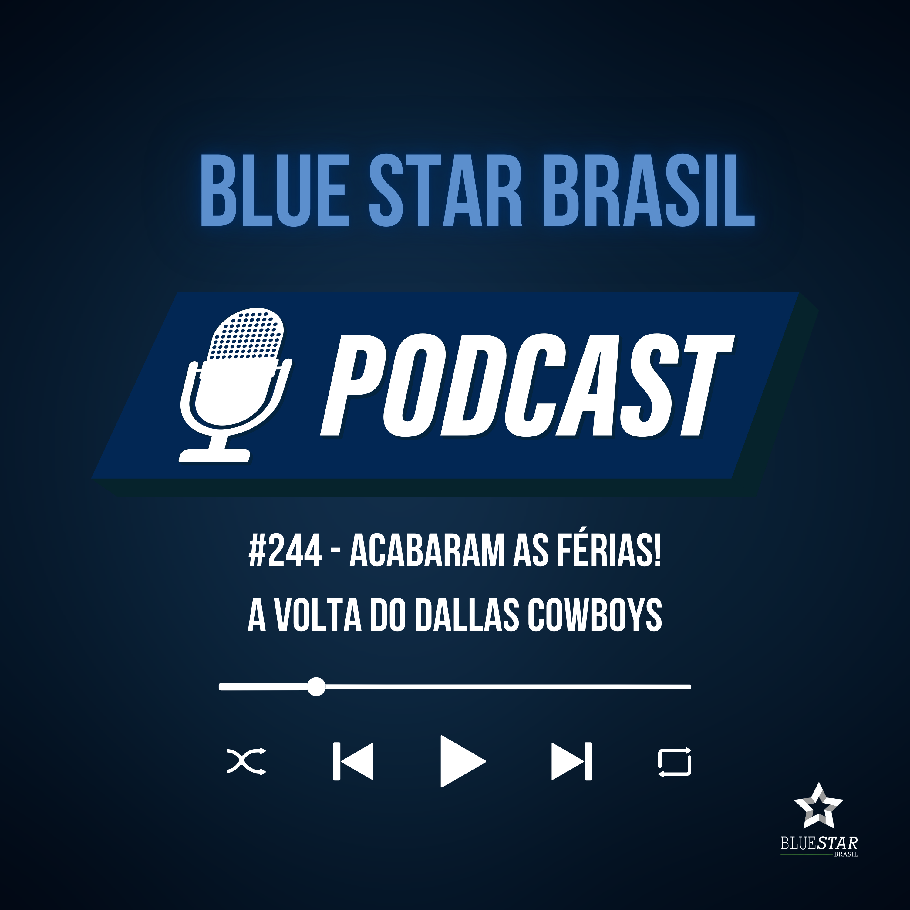 🎙️ Podcast #244 -  Acabaram as férias! A volta do Dallas Cowboys