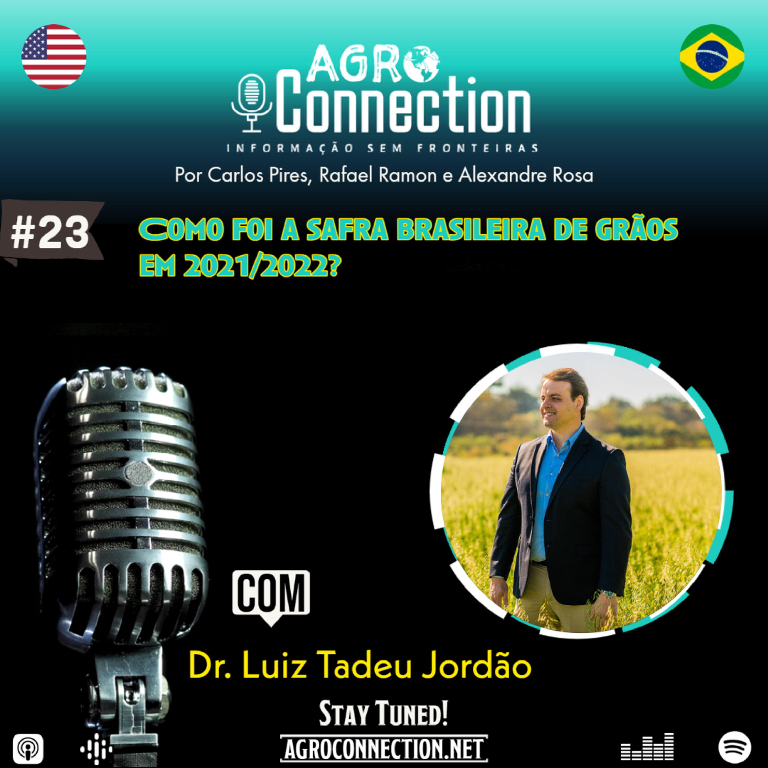 EP #23 - Como foi a safra brasileira de grãos em 2021/2022? Com Dr. Luiz Tadeu Jordão