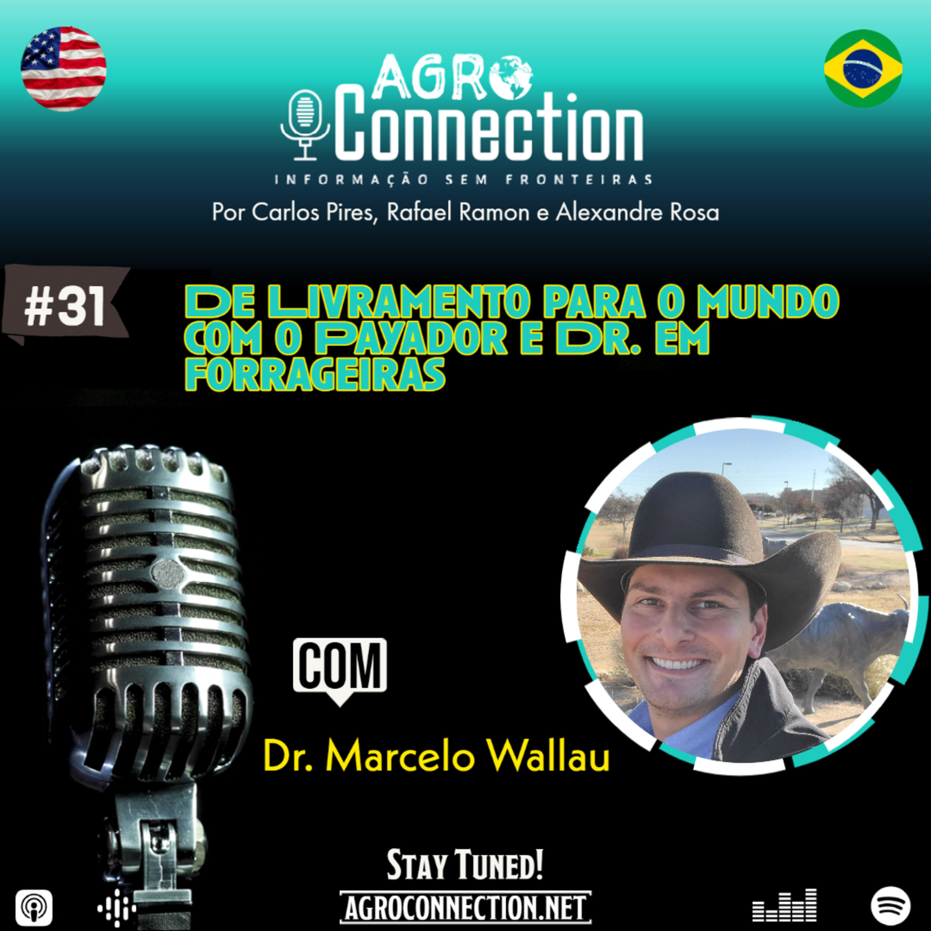 EP #31 - De Livramento para o mundo com o Payador e Dr em forrageiras, Marcelo Wallau.