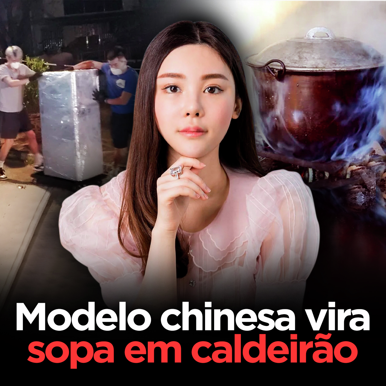 Cabeça de modelo vira sopa em caldeirão | Abby Choi