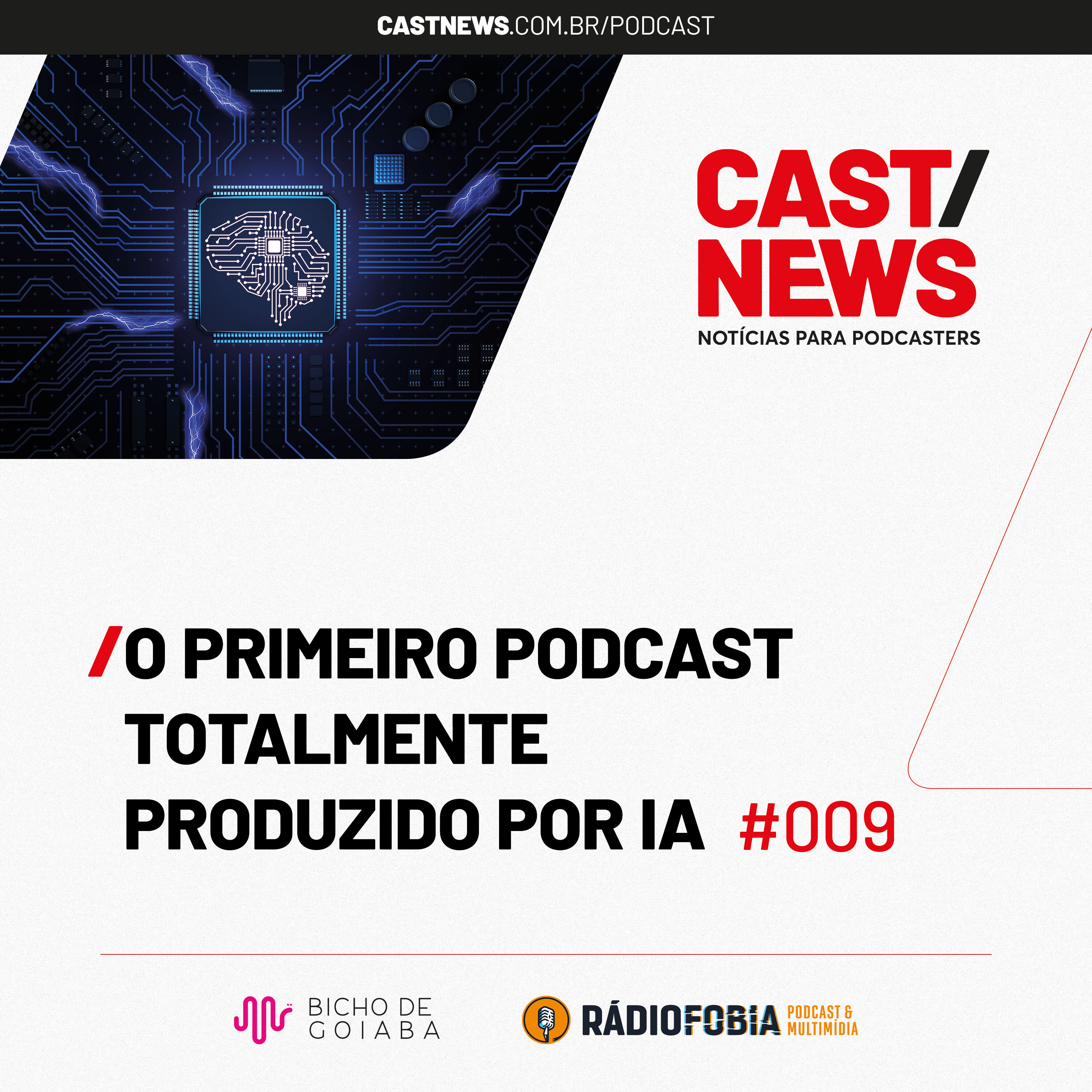 CASTNEWS #009 - O primeiro podcast totalmente produzido por IA