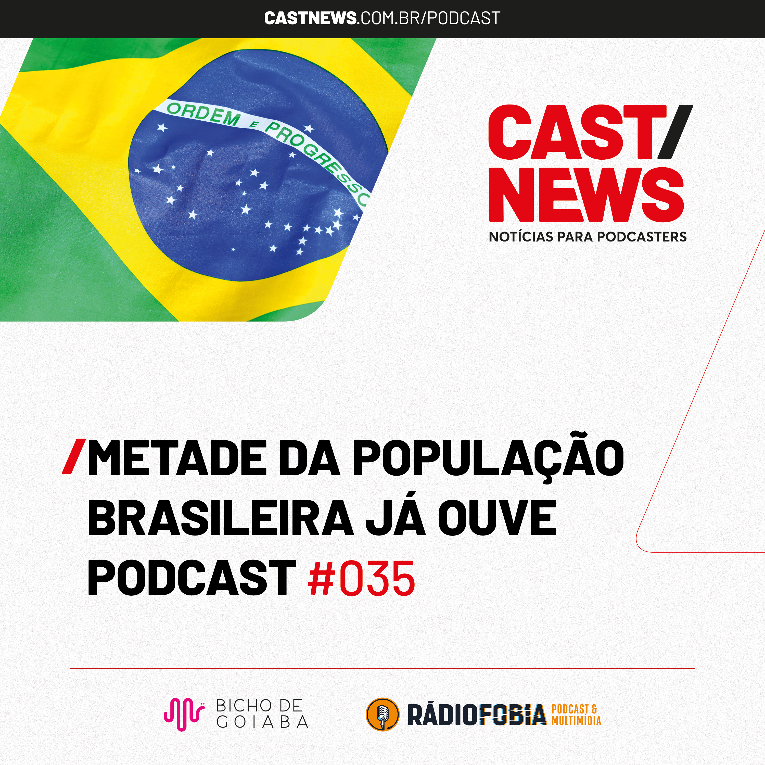 CASTNEWS #035 - Metade da população brasileira já ouve podcast