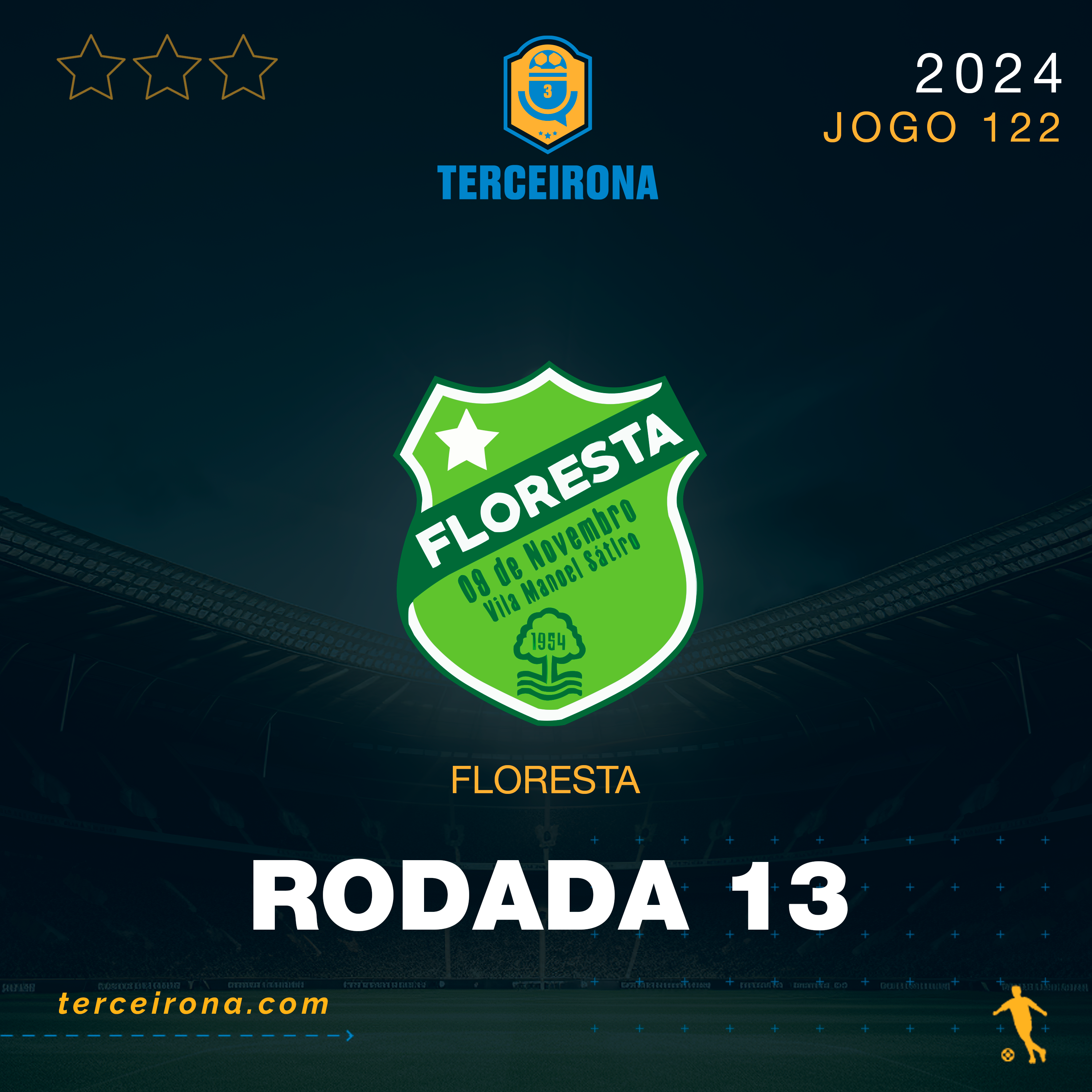 Terceirona Oficial | FLORESTA - Rodada 13