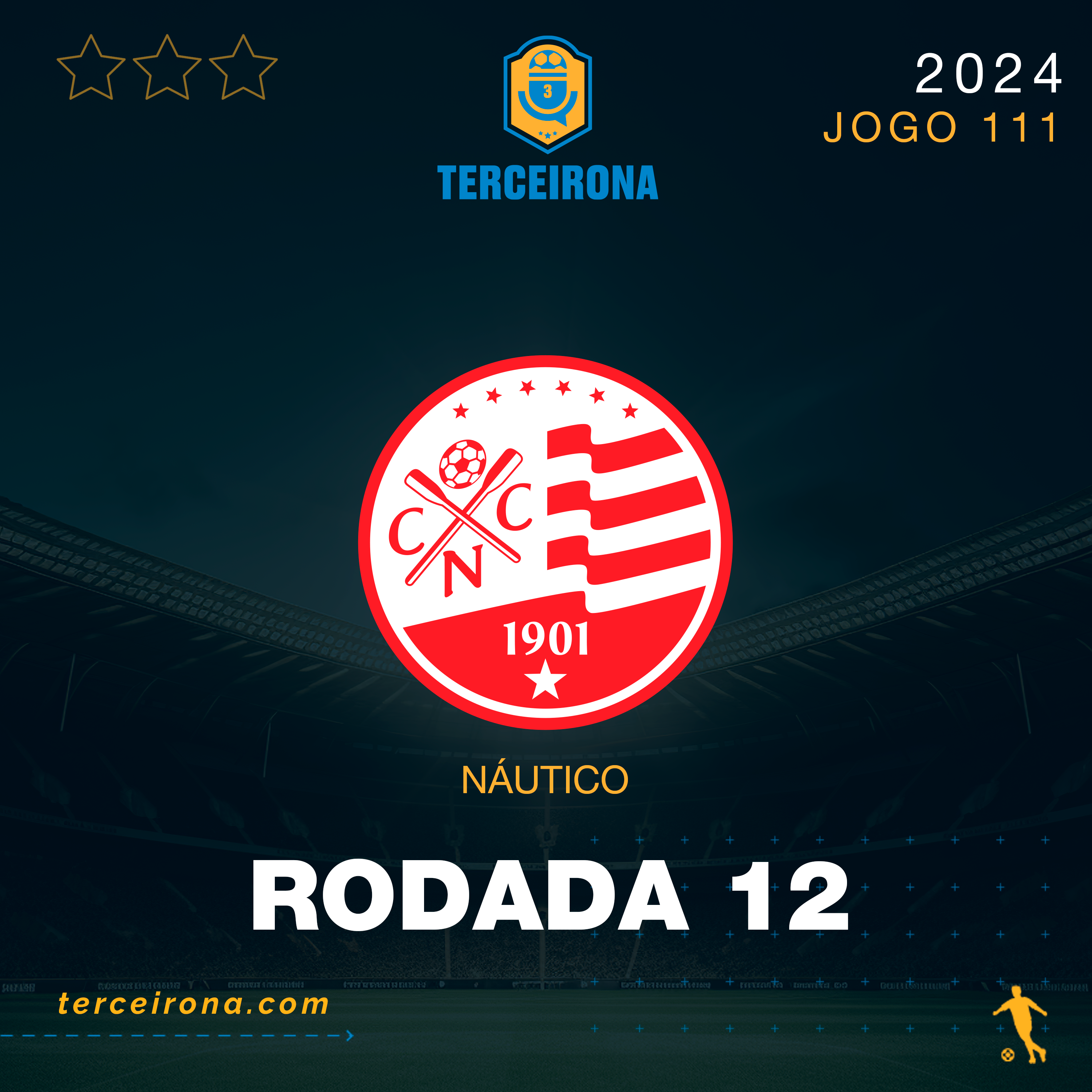 Terceirona Oficial | NÁUTICO - Rodada 12