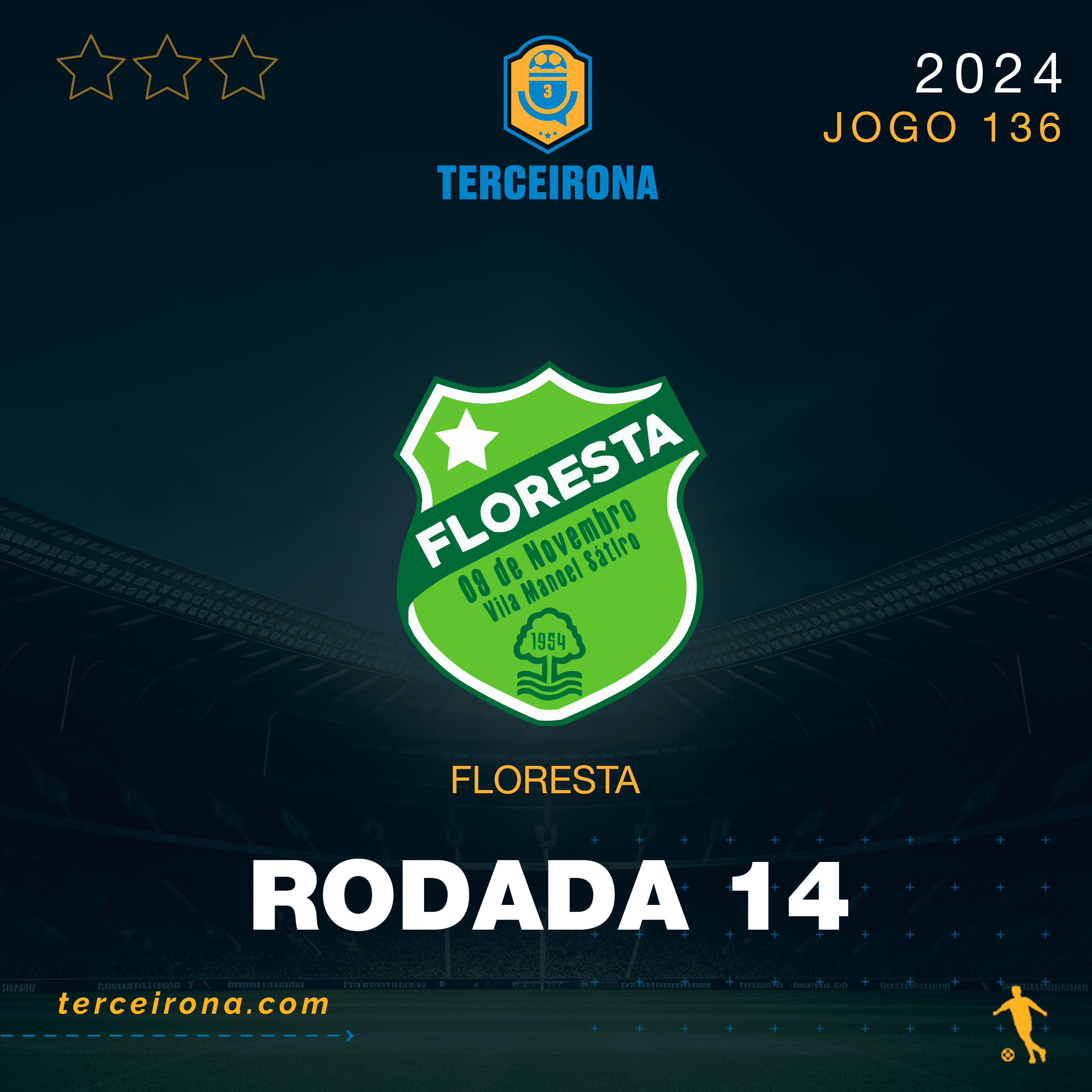 Terceirona Oficial | FLORESTA - Rodada 14