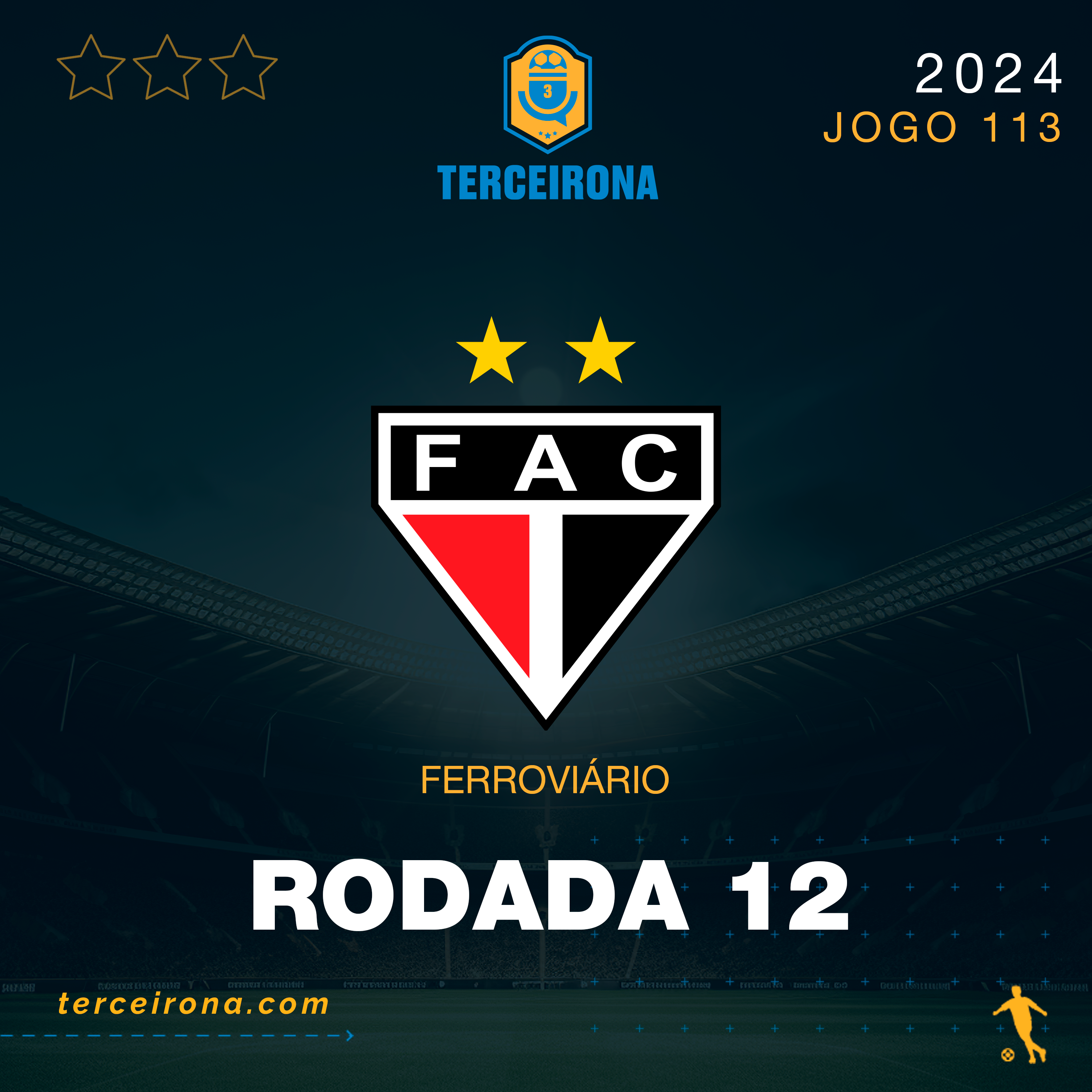 Terceirona Oficial | FERROVIÁRIO - Rodada 12