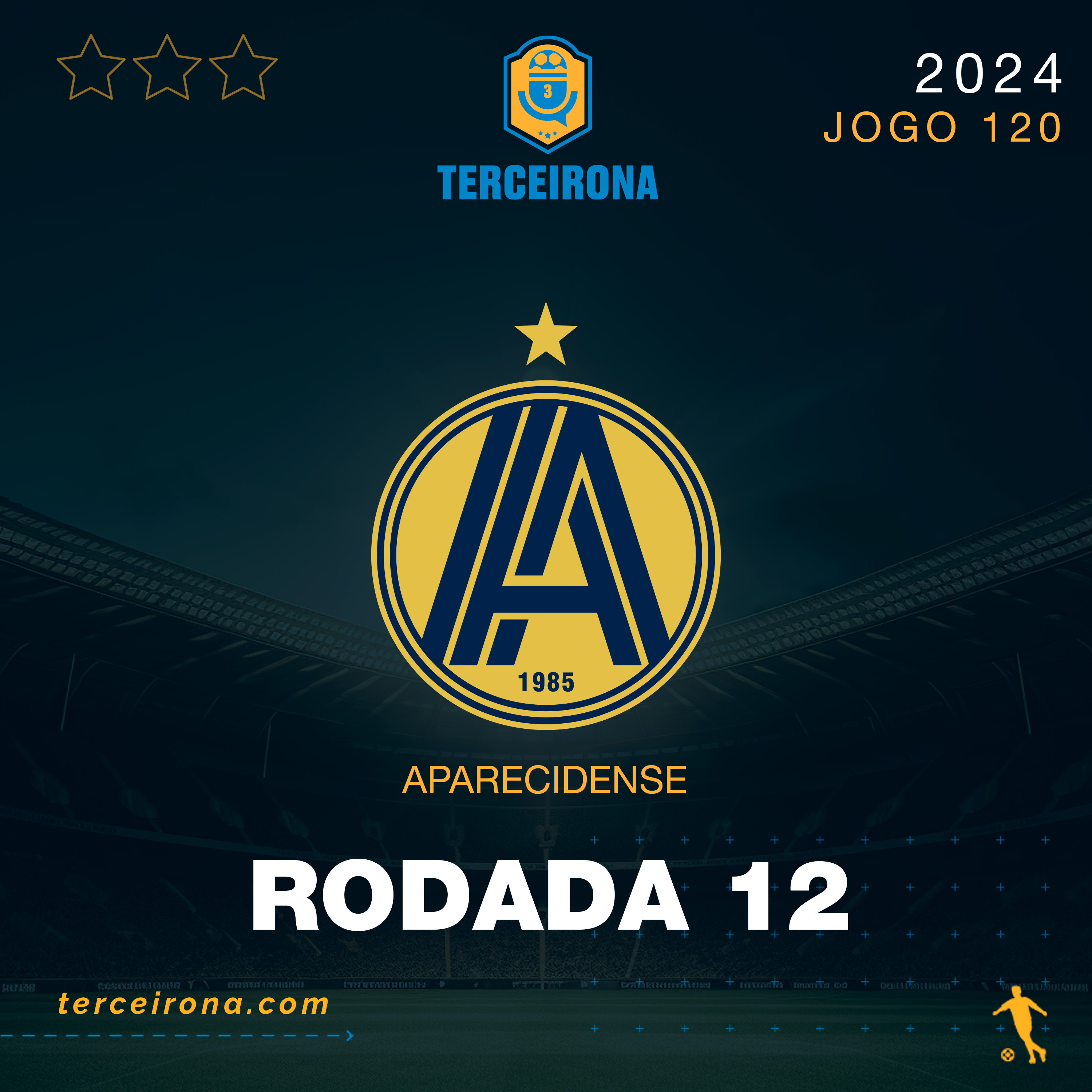 Terceirona Oficial | APARECIDENSE - Rodada 12