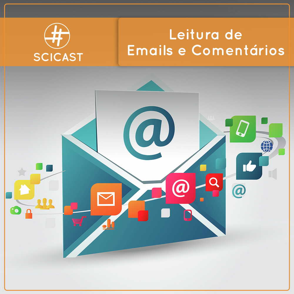 Leitura de Comentários e Emails (SciCast #624 a 629) - podcast episode cover