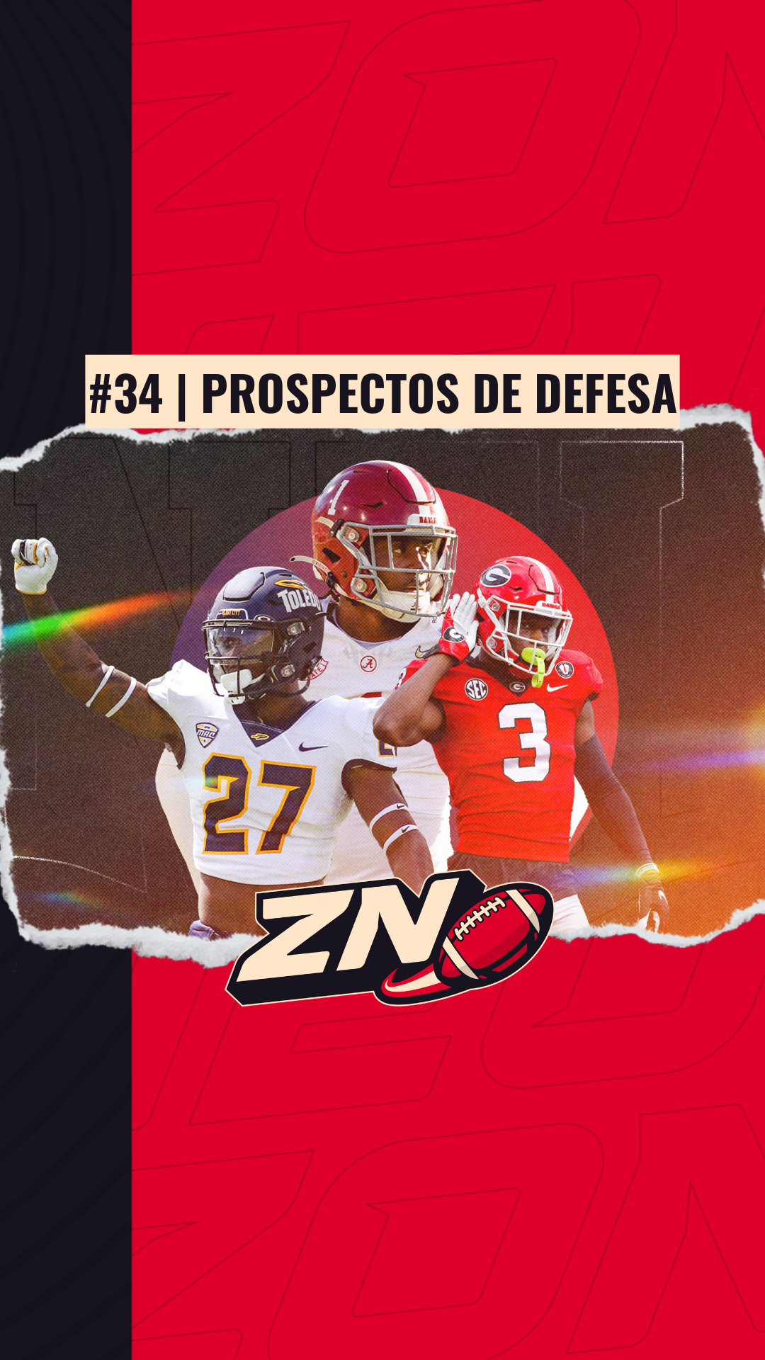 ZONA NEUTRA #34 S02 | NFL Draft 2024: jogadores de defesa da primeira rodada