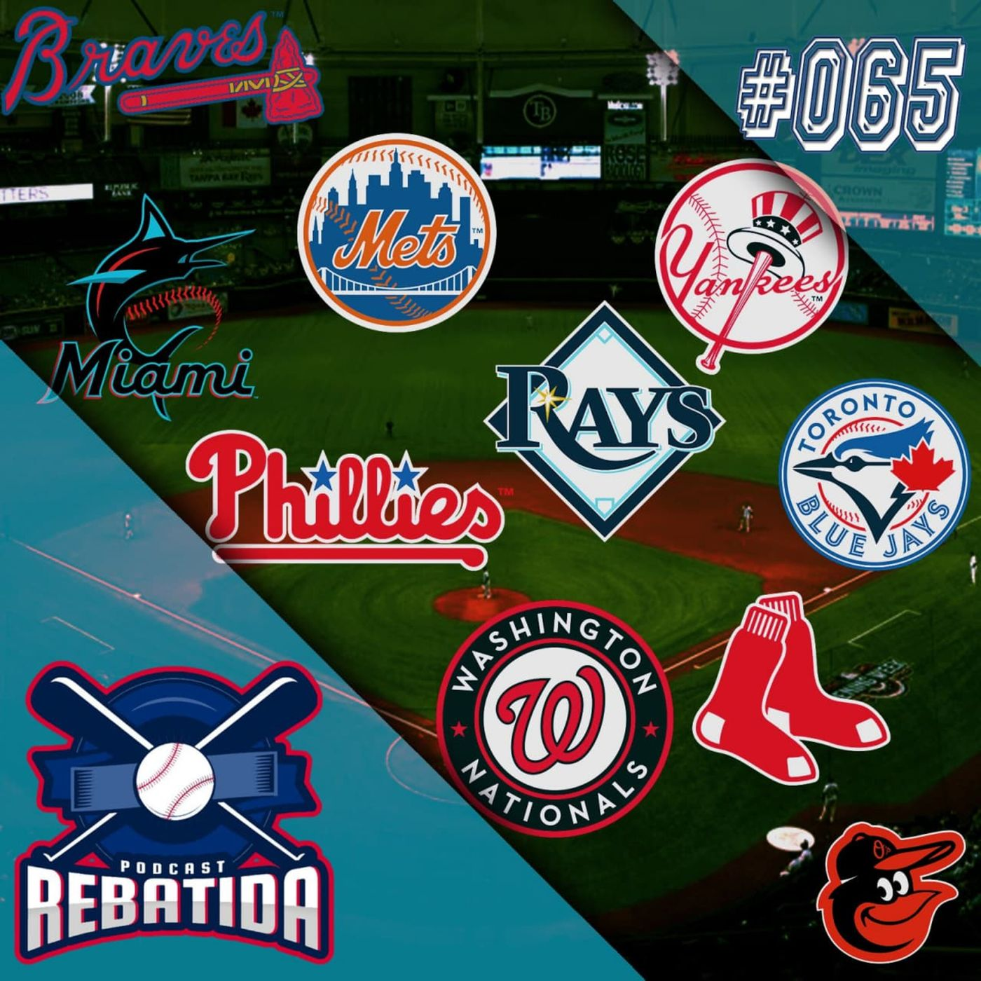 Rebatida Podcast 065 - Preview 2021 AL e NL East