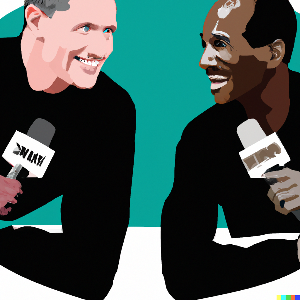 The AI Reporter Interview: Rival Sports Legends Reunite in the Afterlife