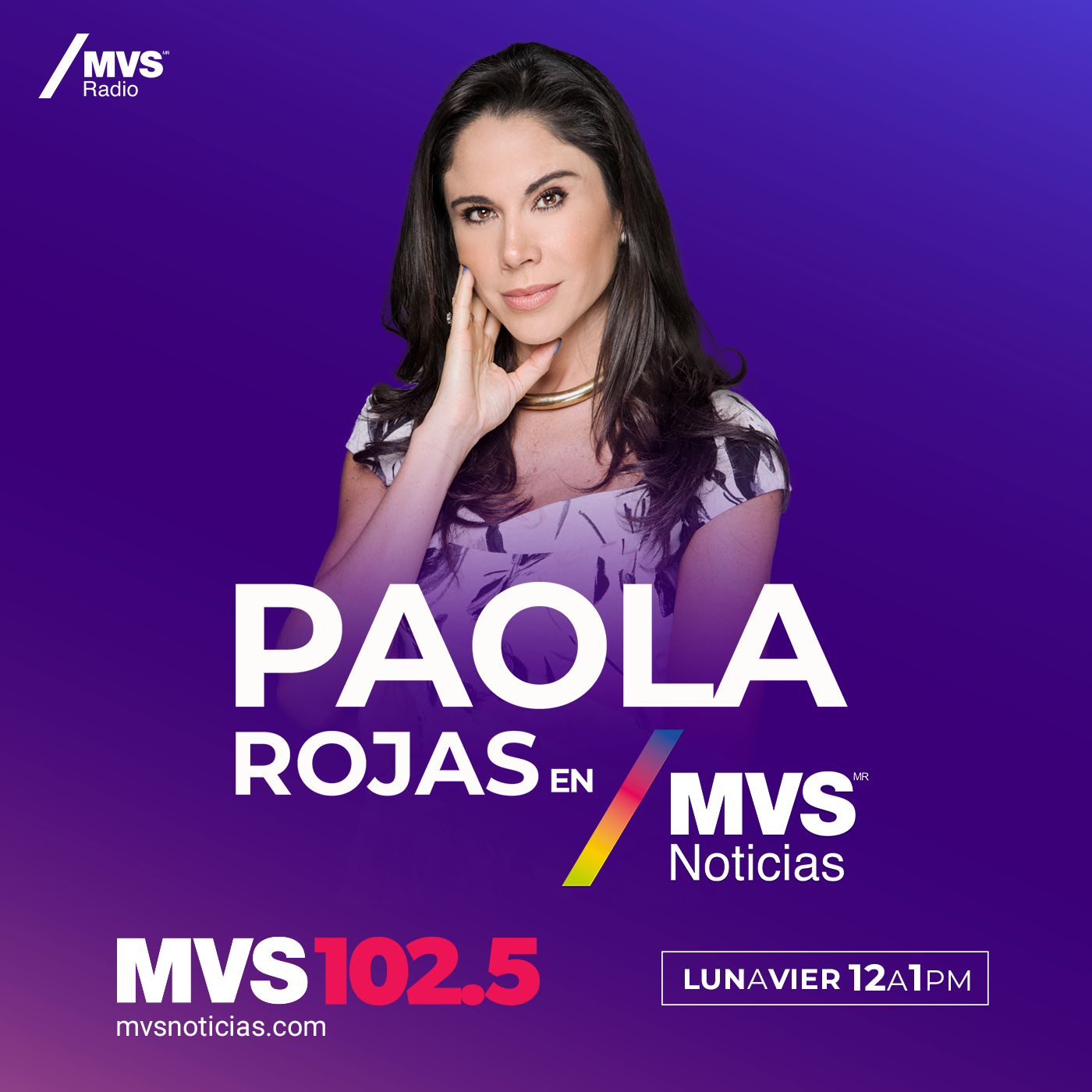 Paola Rojas en MVS Noticias