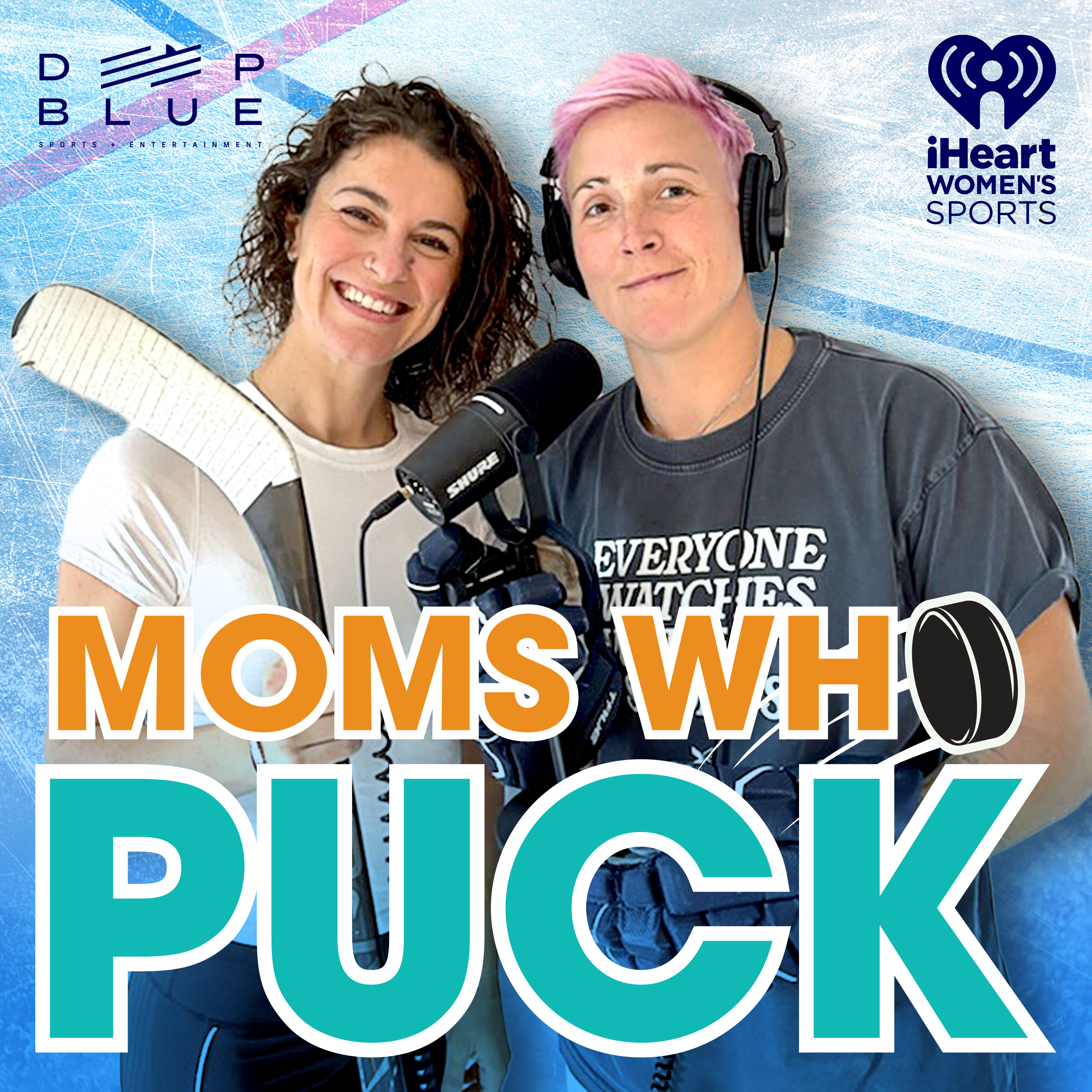 Logo of the podcast Moms Who Puck